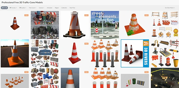 Search results for traffic cones